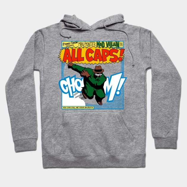 mf doom all caps Hoodie by OniSide